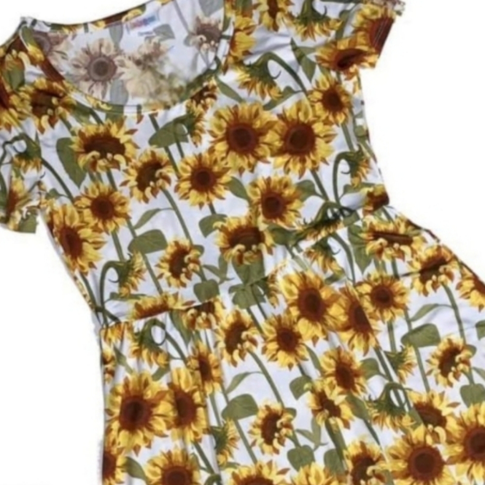 Lularoe 3xl Sunflower Riley Maxi Dress